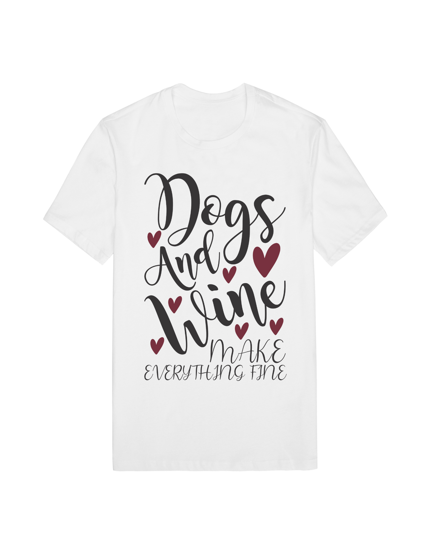 Dogs and wine make everything fine